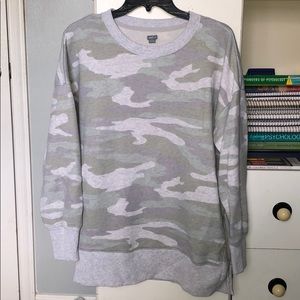 Aerie camo sweater